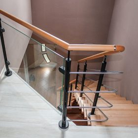 balustrady wewnętrzne szklane